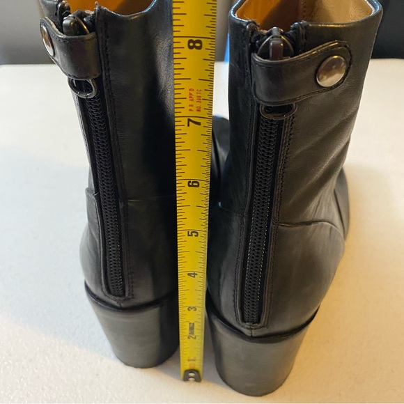 HOPE by ringstrand söderberg black heeled leather booties Size 39 made in Italy - Picture 3 of 8